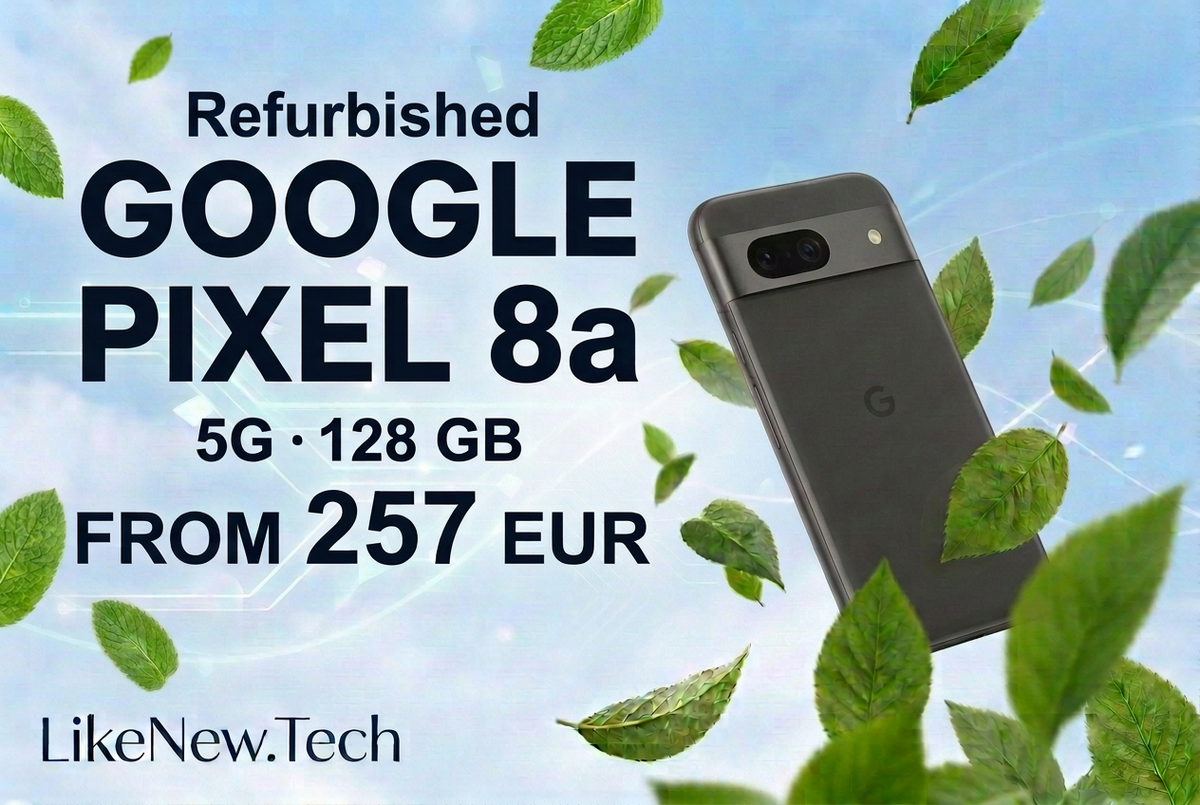 Refurbished Google Pixel 8a banner
