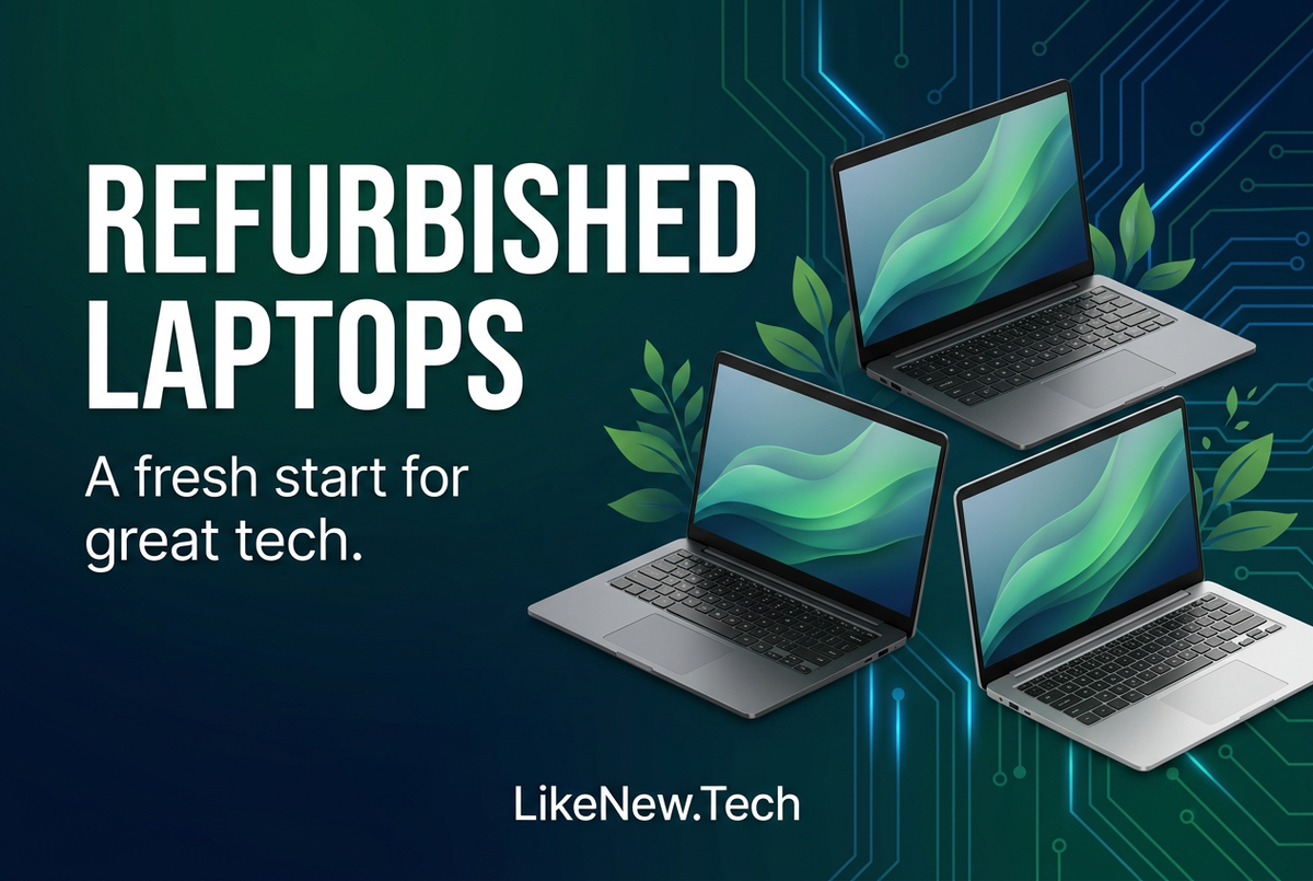 LikeNew.Tech refurbished laptops banner