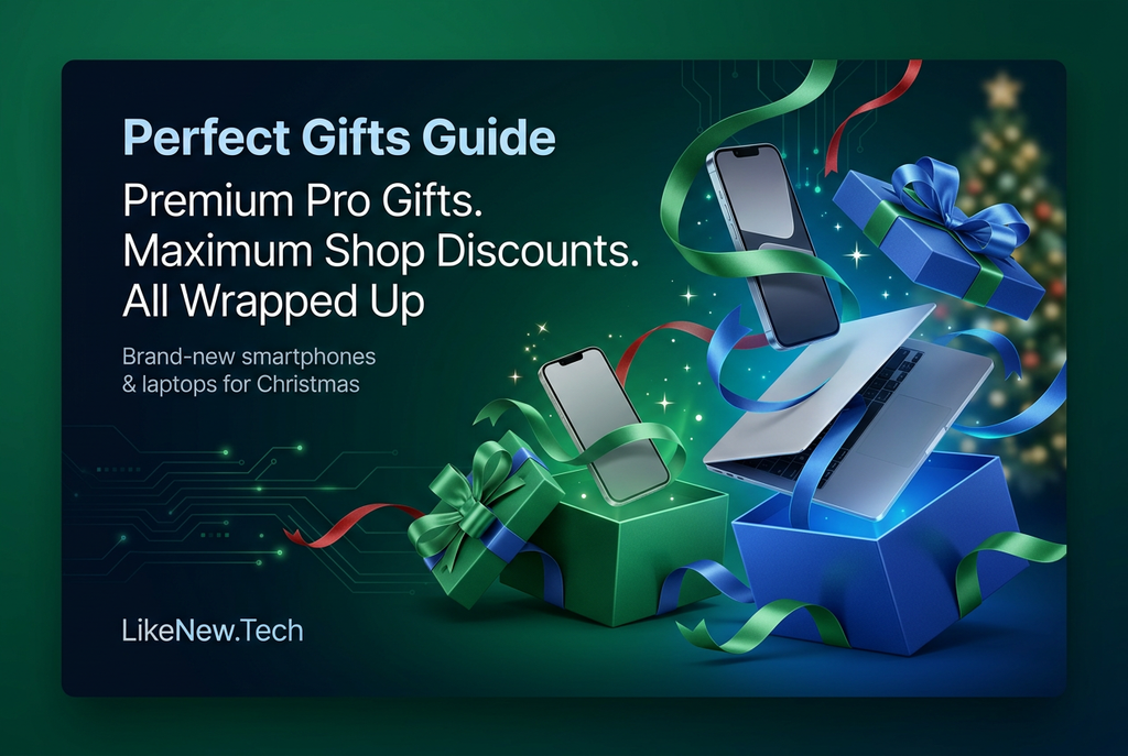 LikeNew.Tech Christmas tech gifts banner
